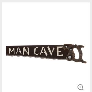 Man Cave Saw Wall Art Sign